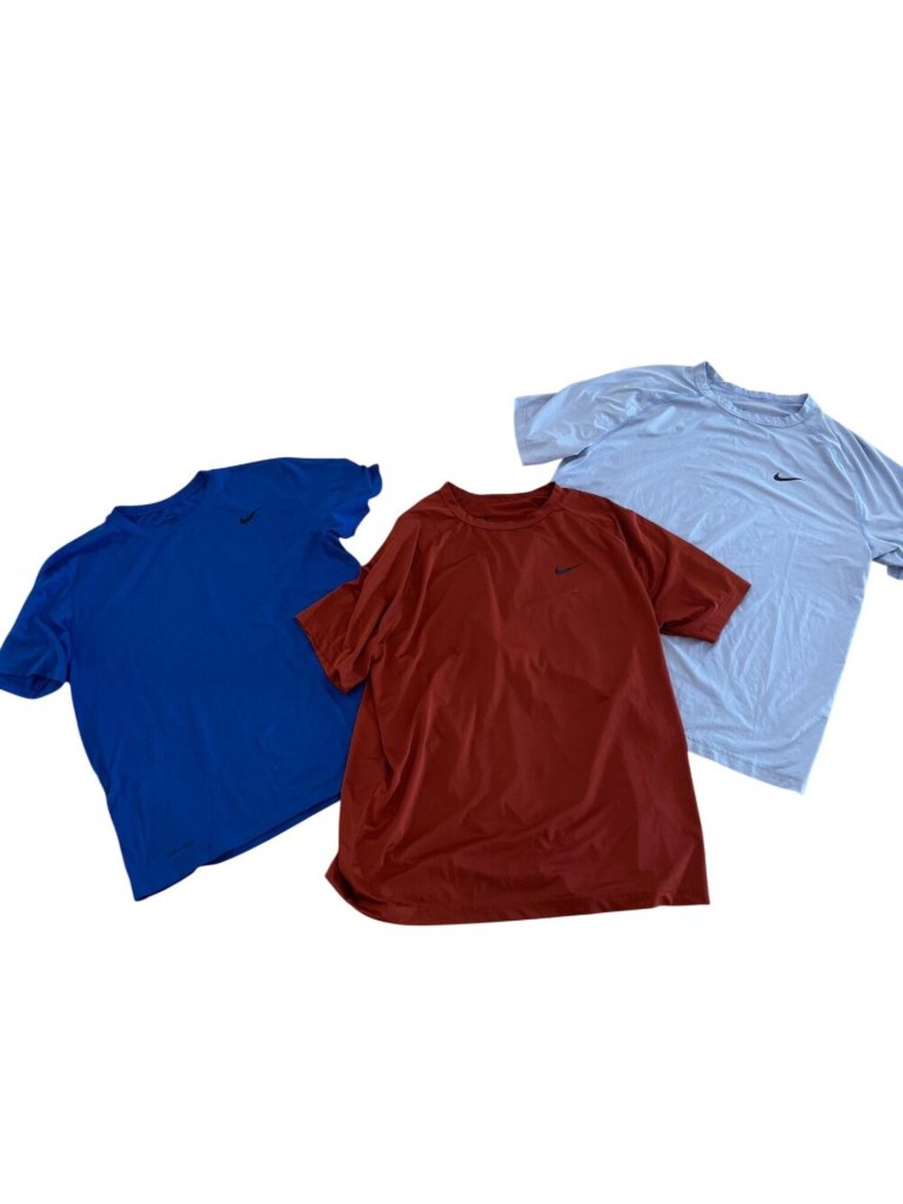Nike dri-fit set of 3 shirts size large